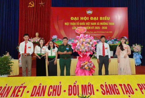 Đại hội Đại biểu Mặt trận Tổ quốc Việt Nam xã Mường Than lần thứ I, nhiệm kỳ 2025-2030