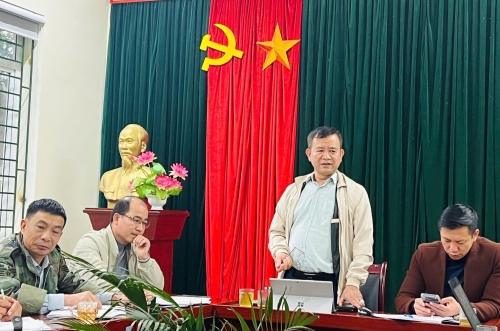 Đoàn kiểm tra Trung tâm Y tế Than Uyên làm việc tại xã Mường Than, đánh giá kết quả y tế cơ sở năm 2025
