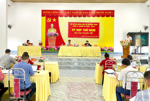 Kỳ họp thứ 5 (kỳ họp chuyên đề) HĐND xã Mường Than Khoá II, nhiệm kỳ 2026-2031