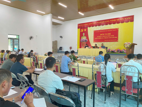 XÃ MƯỜNG THAN SƠ KẾT NHIỆM VỤ 9 THÁNG ĐẦU NĂM, TRIỂN KHAI NHIỆM VỤ 3 THÁNG CUỐI NĂM 2026