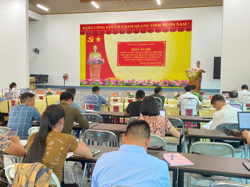 HỘI NGHỊ NGHIÊN CỨU, HỌC TẬP, QUÁN TRIỆT VÀ TRIỂN KHAI THỰC HIỆN CÁC NGHỊ QUYẾT, CHỈ THỊ