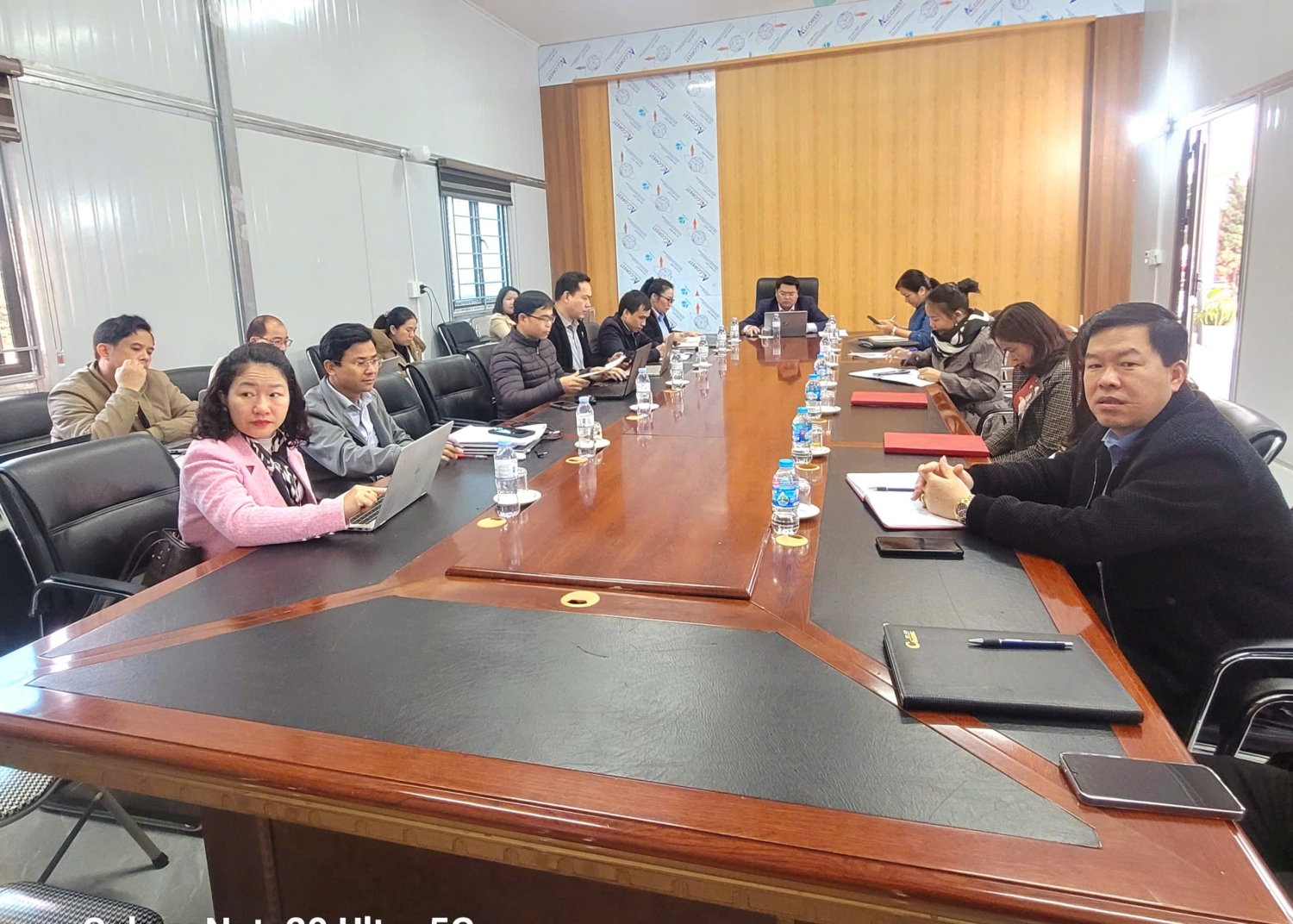 Đảng ủy xã Mường Than dự hội nghị báo cáo viên trung ương trực tuyến tháng 01/2026