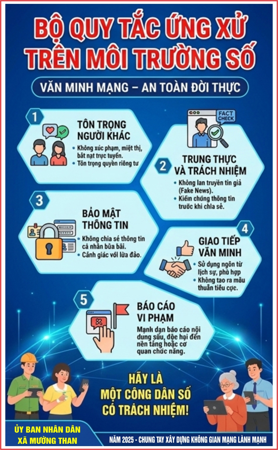 Triển khai bộ quy tắc ứng xử trên môi trường số