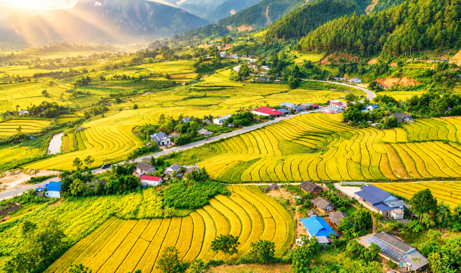 Mùa vàng trên cánh đồng